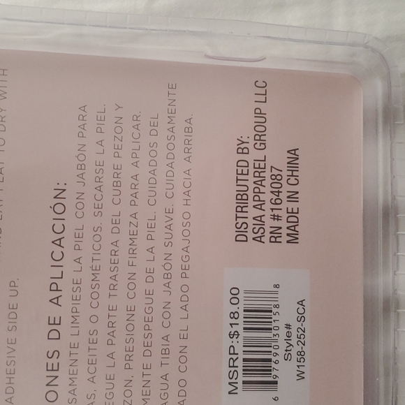 Nipple covers sticky boobs backless bra - Picture 4 of 4